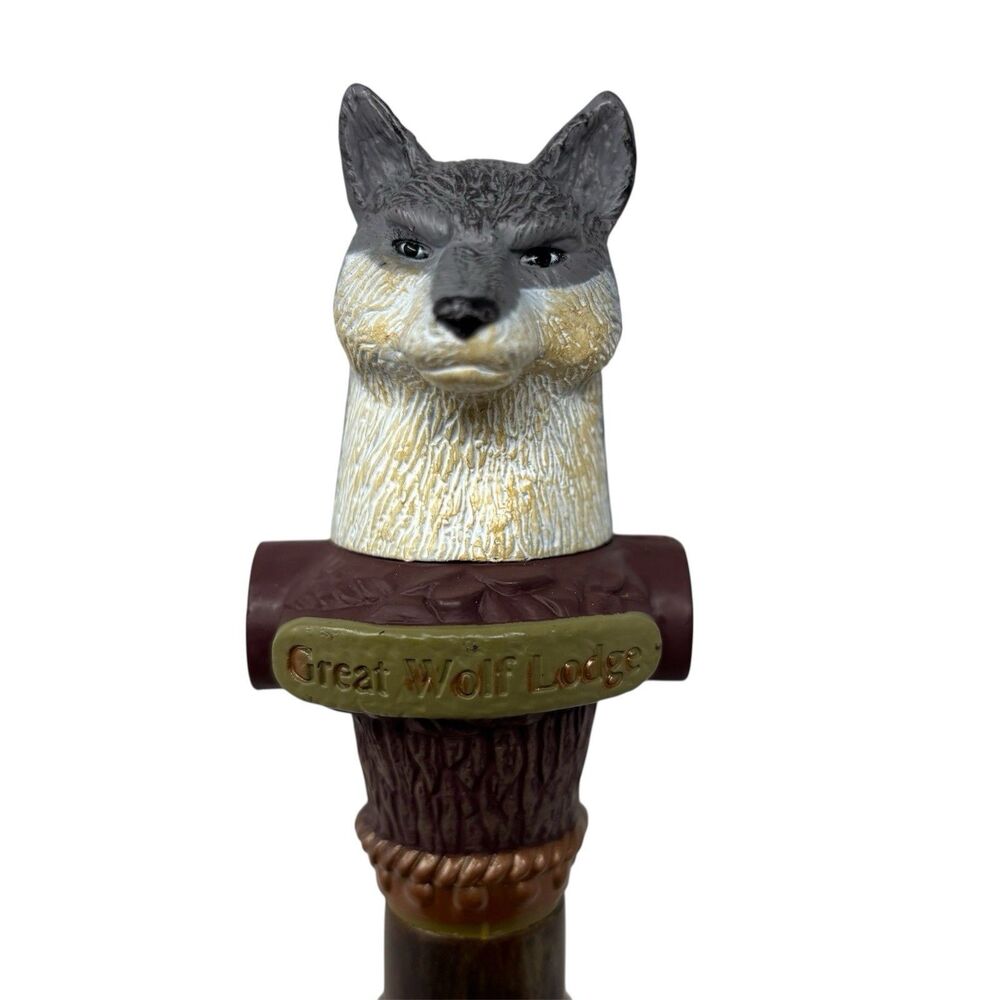Great Wolf Lodge MagiQuest Interactive Magic Wand Wolf Head